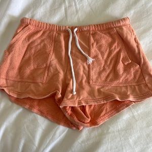 Aerie orange sweatshorts